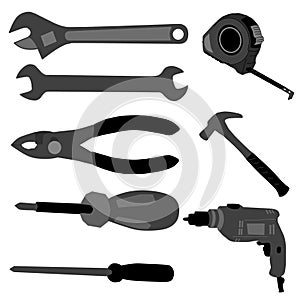 Tools, screwdrivers, meters, drills and more