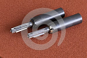 tools special reamer drill cutting tool material Carbide brazing welding steel. cutting edge right hand. used metalwork