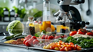 food quality analysis, tools and technology used in a food quality lab for analyzing nutrients, contaminants, and photo
