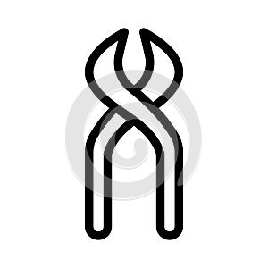 Tools thin line vector  icon