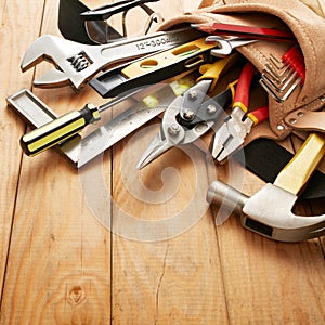 Tools in tool belt