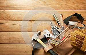 Tools in tool belt