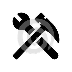 Tools vector glyph flat icon