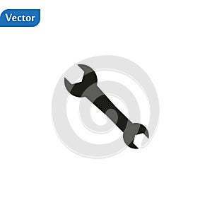 Tools wrench and screwdriver vector icon in trendy flat style isolated on grey background. Service symbol. Repair Icon. Service