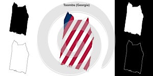 Toombs outline map