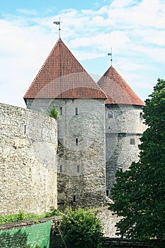 Toompea Castle in the old town of Tallin