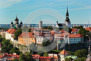 Toompea Hill in Tallinn Old Town, Estonia.