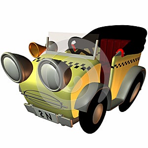 Toon Buggy-Taxi