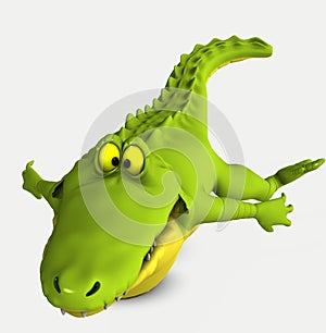 Toon croc photo