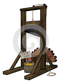 Toon Turkey Guillotine photo