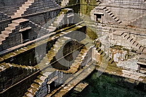 Toorji Ka Jhalra Bavdi stepwell. Jodhpur, Rajasthan, India photo