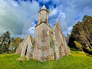 Toormakeady Church Lough Mask County Mayo Republic of Ireland