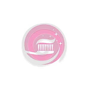 Tooth brush paste logo