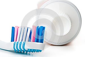 Tooth-brush and tooth-paste