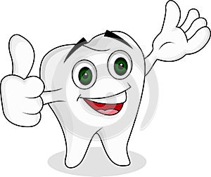 Tooth cartoon character