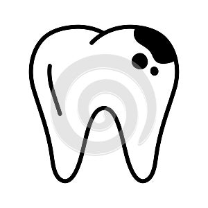 Tooth decay. Bad tooth. Unhealthy teeth. Caring for teeth