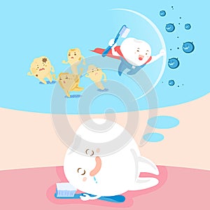 Tooth with decay problem