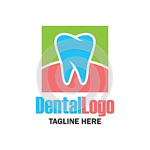 Tooth for dentistry / stomatologist / dental clinic logo photo