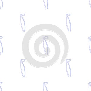 Tooth extraction instrument pattern seamless vector