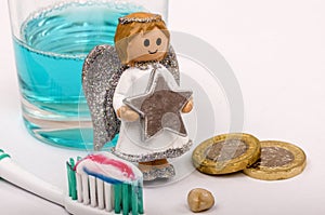 The Tooth Fairy with money