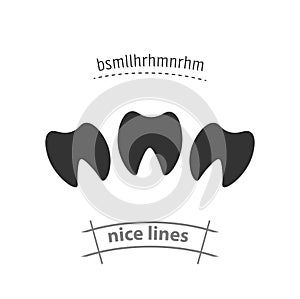 Tooth isolated icon. medical design element
