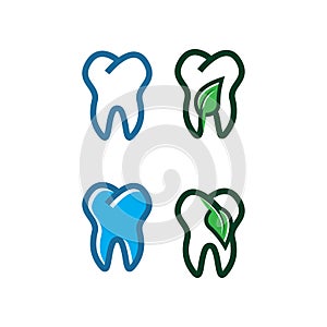 Tooth logo design template