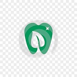 Tooth logo vector dentist stomatology dental icon