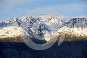 Tooth Peaks close up, Glenorchy, New Zealand