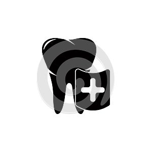 tooth protection icon. Elements of dental icon. Premium quality graphic design. Signs and symbol collection icon for websites, web