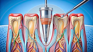 The Tooth s Inner Sanctum A Root Canal Visualization AI generated
