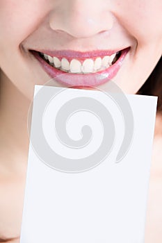 Tooth whiten concept photo