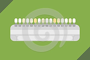 Tooth whitening tool - comparison of dental whiteness