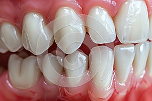 Toothache, periodontal disease in wisdom teeth, gum inflammation, dental pain, health problems concept, AI Generated