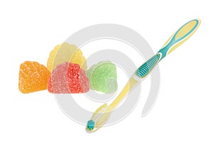 Toothbrush and Candy