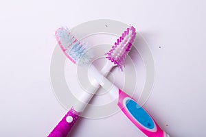 A toothbrush cup