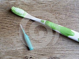 Toothbrush and interdental brush