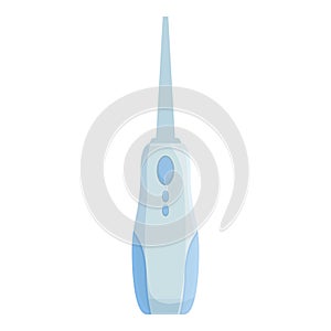 Toothbrush teeth irrigator icon cartoon vector. Home clean tooth