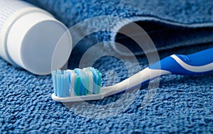 Toothbrush and toothpaste