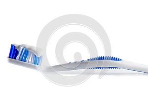 Toothbrush with toothpaste