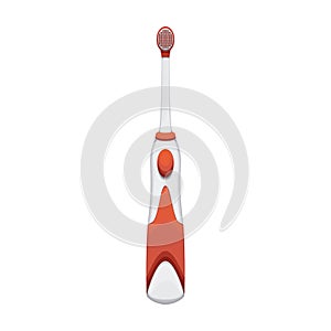 Toothbrush vector cartoon icon. Vector illustration electric brush on white background. Isolated cartoon illustration