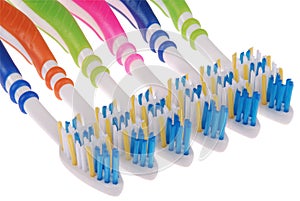 Toothbrushes clipping path