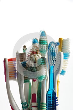 Toothbrushes old