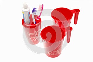 Toothbrushes & toothpaste photo