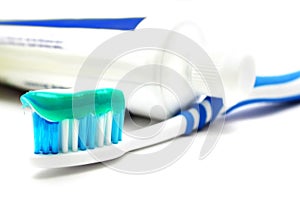 Toothpaste And Tooth Brush