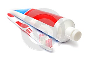 Toothpaste And Tooth Brush