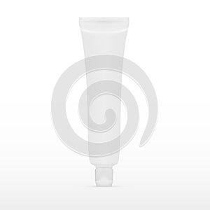 Toothpaste Tube Issolated On White Background