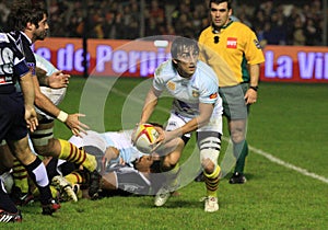 Top 14 rugby match USAP vs Castres