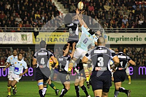 Top 14 rugby match USAP vs Castres