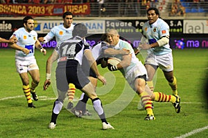 Top 14 rugby match USAP vs Castres