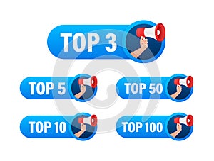 Top 3, 5, 10, 20, 50, 100 rating chart. Best in the ranking.